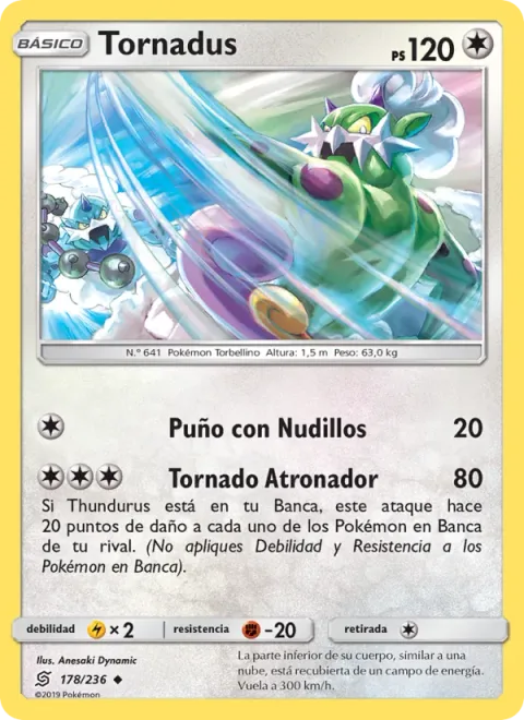 Tornadus [Knuckle Punch | Thunderous Tornado]