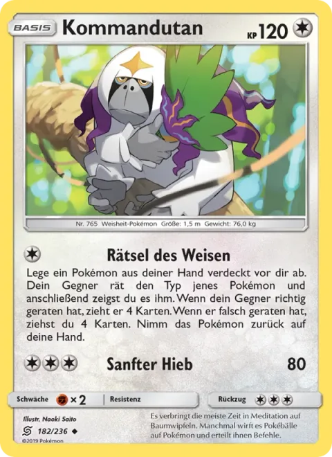 Oranguru [Sage's Riddle | Gentle Slap]