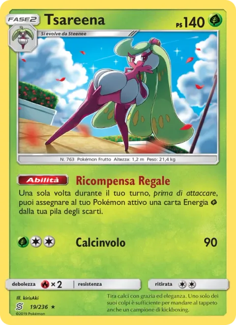 Tsareena [Queenly Reward | High Jump Kick]