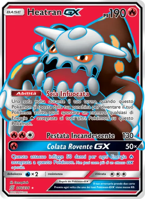 Heatran GX [Burning Road | Steaming Stomp | Hot Burn GX]