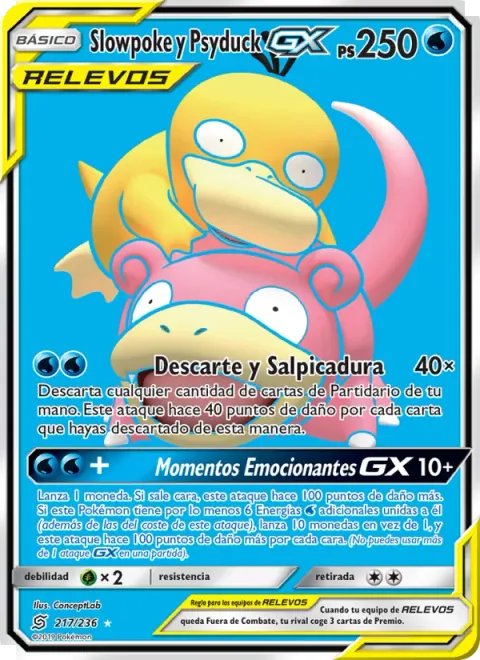 Slowpoke & Psyduck GX [Ditch and Splash | Thrilling Times GX]