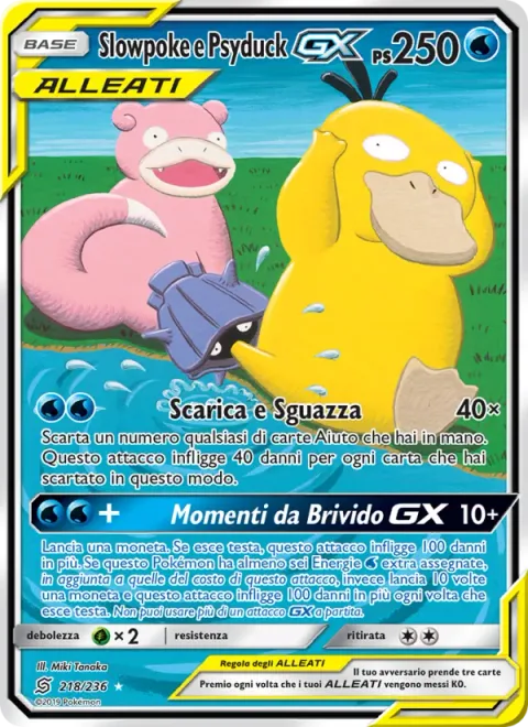 Slowpoke & Psyduck GX [Ditch and Splash | Thrilling Times GX]