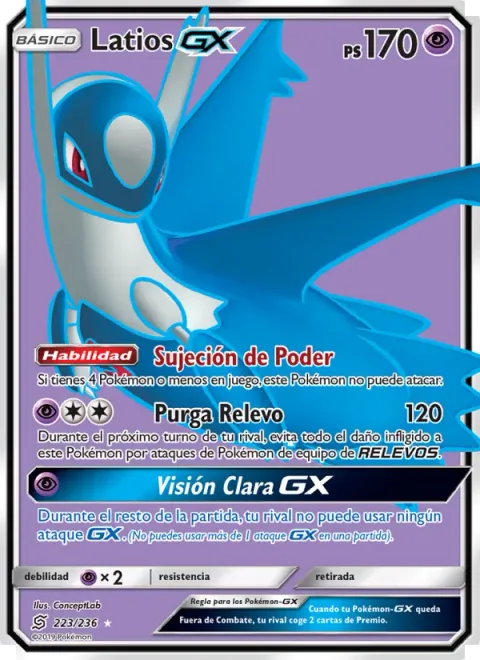 Latios GX [Power Bind | Tag Purge | Clear Vision GX]