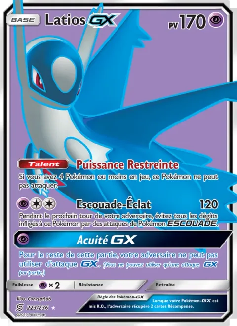 Latios GX [Power Bind | Tag Purge | Clear Vision GX]
