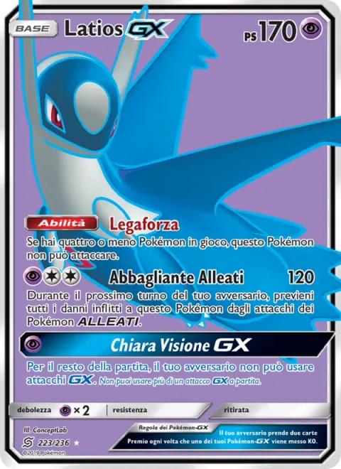Latios GX [Power Bind | Tag Purge | Clear Vision GX]