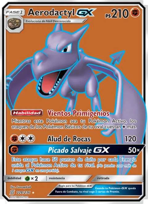Aerodactyl GX [Primal Winds | Boulder Crush | Wild Dive GX]