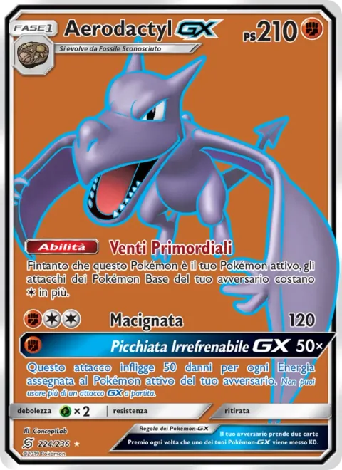 Aerodactyl GX [Primal Winds | Boulder Crush | Wild Dive GX]