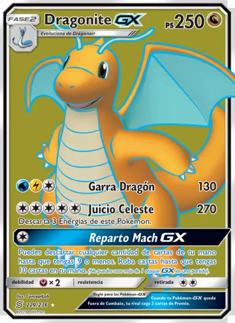 Dragonite GX [Dragon Claw | Sky Judgment | Mach Delivery GX]