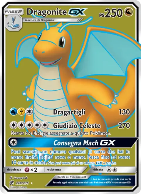 Dragonite GX [Dragon Claw | Sky Judgment | Mach Delivery GX]