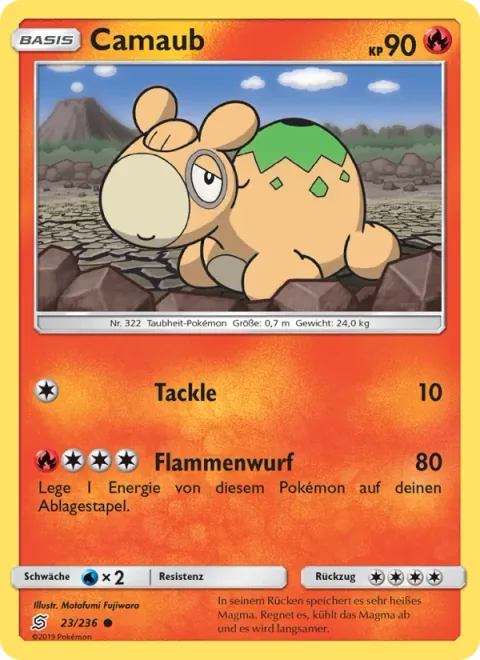 Numel [Tackle | Flamethrower]