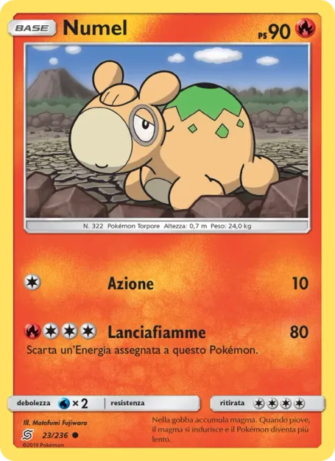 Numel [Tackle | Flamethrower]