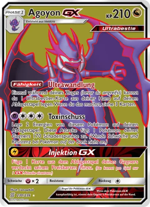 Naganadel GX [Ultra Conversion | Venom Shot | Injection GX]
