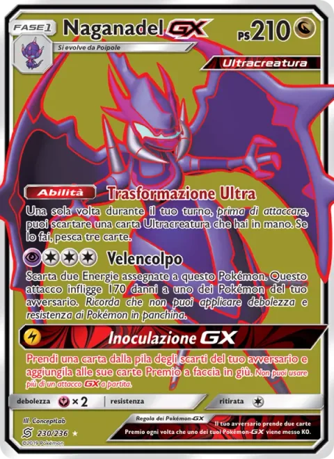 Naganadel GX [Ultra Conversion | Venom Shot | Injection GX]