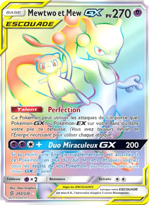 Mewtwo & Mew GX [Perfection | Miraculous Duo GX]