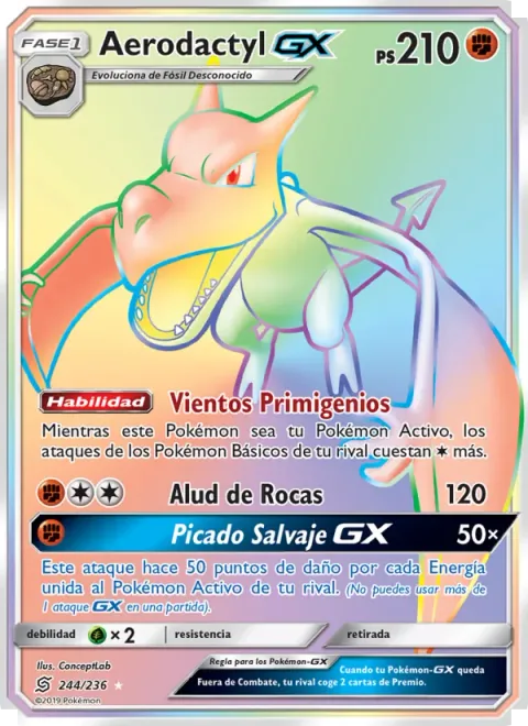 Aerodactyl GX [Primal Winds | Boulder Crush | Wild Dive GX]