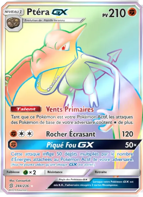 Aerodactyl GX [Primal Winds | Boulder Crush | Wild Dive GX]