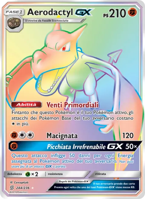 Aerodactyl GX [Primal Winds | Boulder Crush | Wild Dive GX]