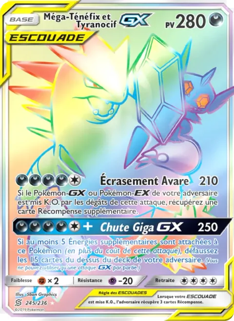 Mega Sableye & Tyranitar GX [Greedy Crush | Gigafall GX]
