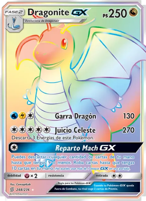Dragonite GX [Dragon Claw | Sky Judgment | Mach Delivery GX]
