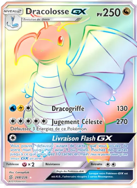Dragonite GX [Dragon Claw | Sky Judgment | Mach Delivery GX]