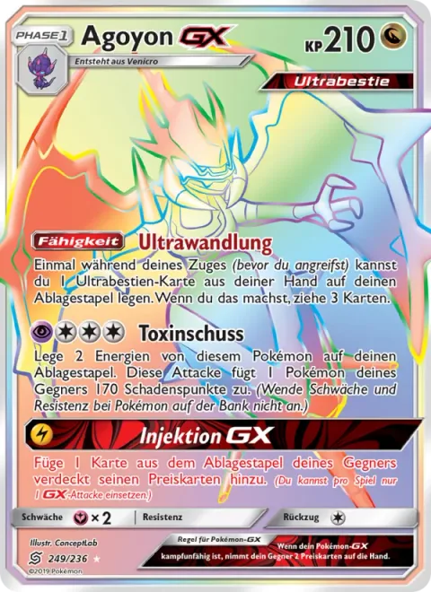 Naganadel GX [Ultra Conversion | Venom Shot | Injection GX]