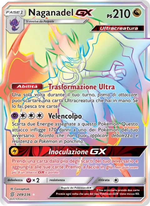 Naganadel GX [Ultra Conversion | Venom Shot | Injection GX]
