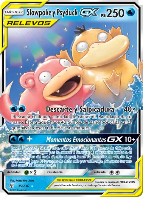 Slowpoke & Psyduck GX [Ditch and Splash | Thrilling Times GX]