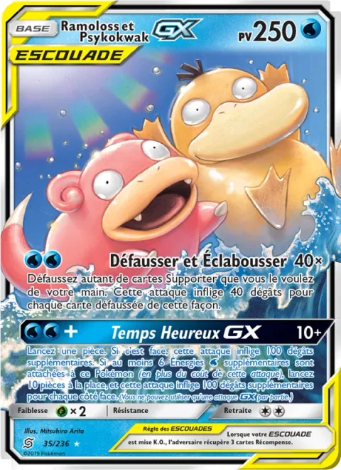 Slowpoke & Psyduck GX [Ditch and Splash | Thrilling Times GX]