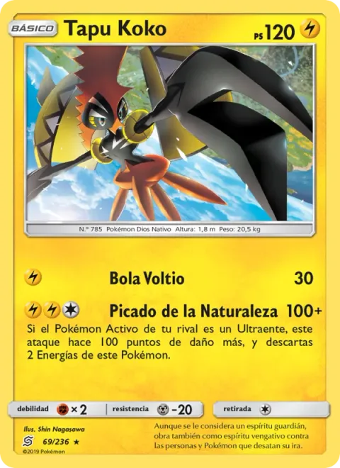 Tapu Koko [Electro Ball | Nature Dive]