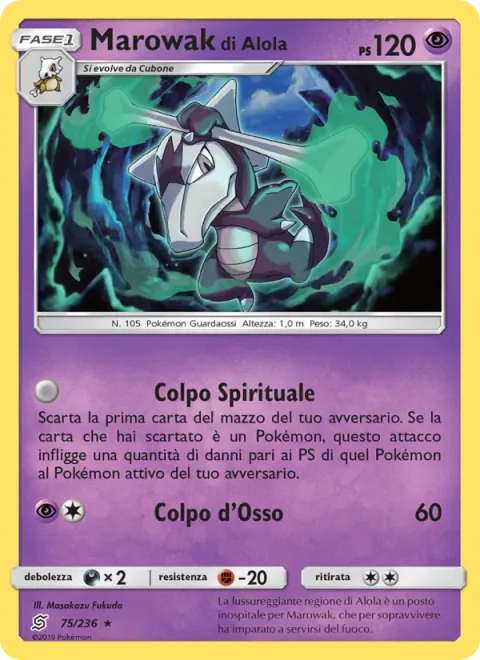 Alolan Marowak [Spirit Smash | Bone Beatdown]