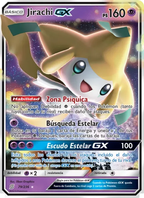 Jirachi GX [Psychic Zone | Star Search | Star Shield GX]