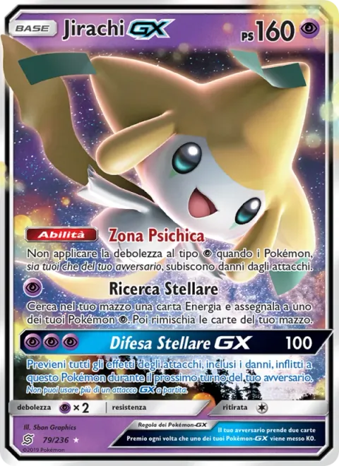 Jirachi GX [Psychic Zone | Star Search | Star Shield GX]