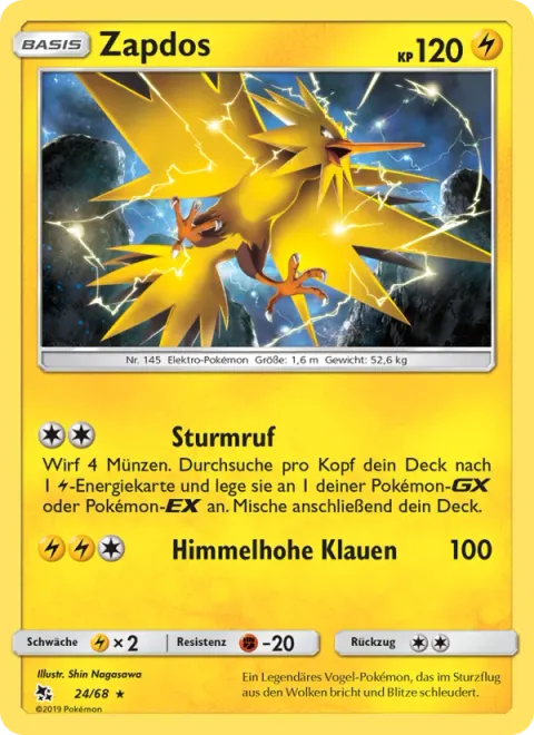 Zapdos [Hurricane Call | Sky-High Claws]