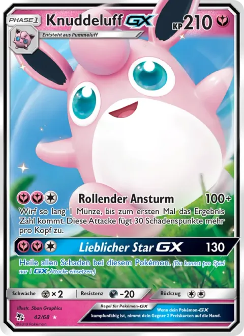Wigglytuff GX [Rolling Rush | Lovely Star GX]