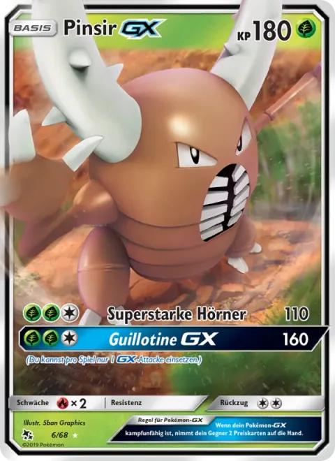 Pinsir GX [Superpowered Horns | Guillotine GX]
