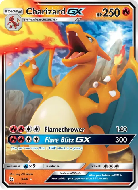 Charizard GX [Wing Attack | Crimson Storm | Raging Out GX]