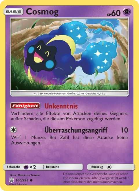 Cosmog [Unaware | Surprise Attack]