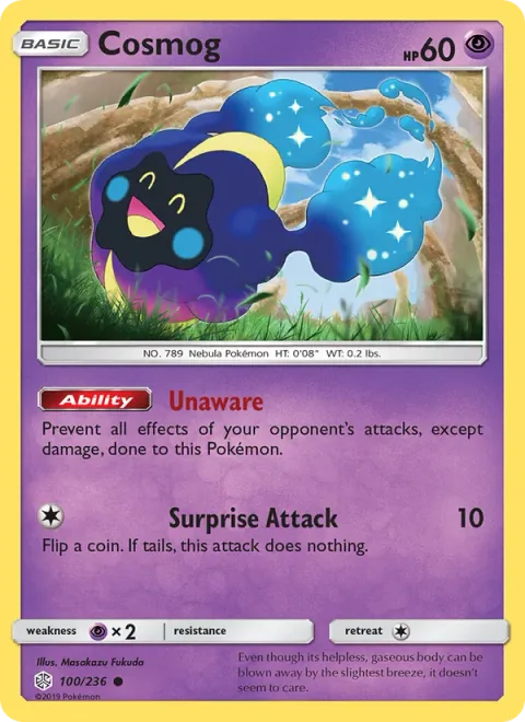Cosmog [Unaware | Surprise Attack]
