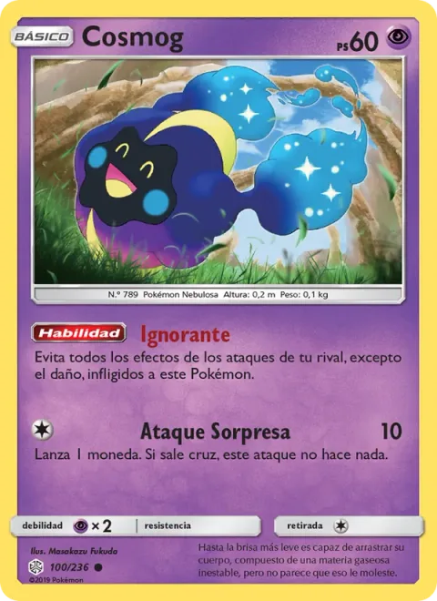 Cosmog [Unaware | Surprise Attack]
