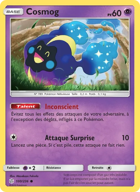 Cosmog [Unaware | Surprise Attack]