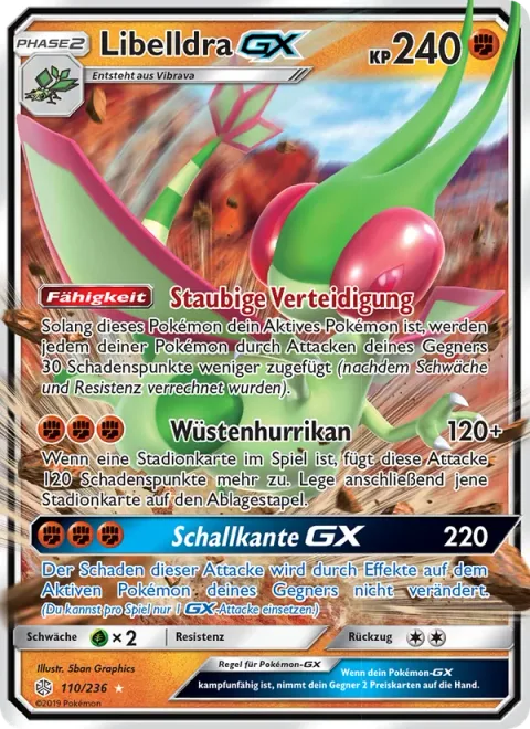 Flygon GX [Dusty Defense | Desert Hurricane | Sonic Edge GX]