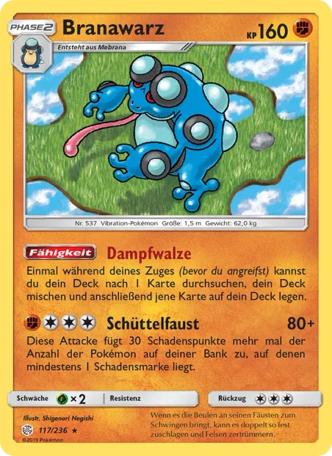 Seismitoad [Bulldoze | Tremulous Fist]