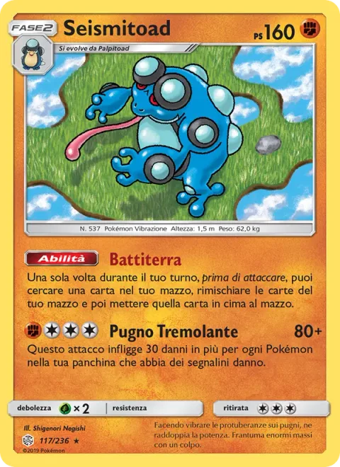 Seismitoad [Bulldoze | Tremulous Fist]