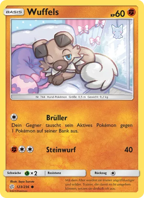 Rockruff [Roar | Rock Throw]