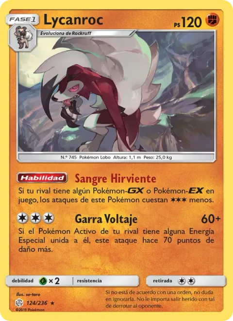 Lycanroc [Boiling Blood | Voltage Claw]