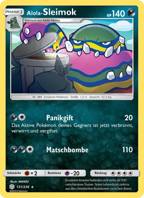 Alolan Muk [Panic Poison | Sludge Bomb]