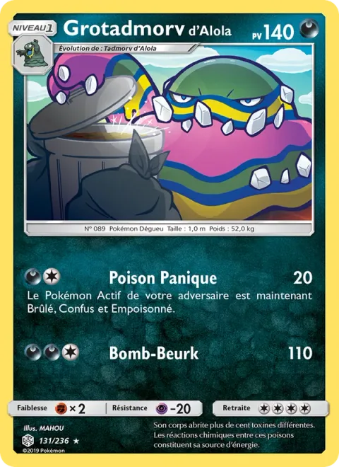 Alolan Muk [Panic Poison | Sludge Bomb]