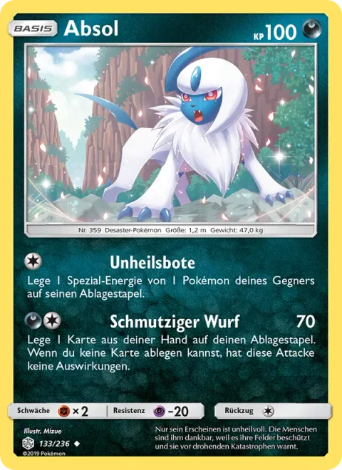 Absol [Ominous News | Dirty Throw]