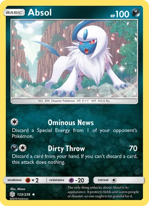 Absol [Ominous News | Dirty Throw]