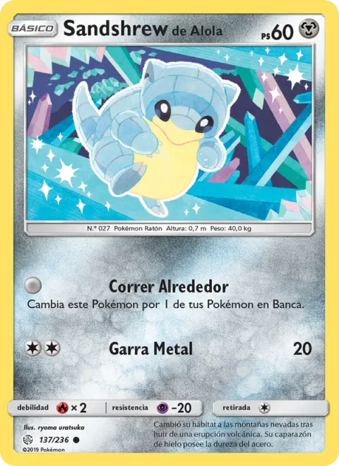 Alolan Sandshrew [Run Around | Metal Claw]